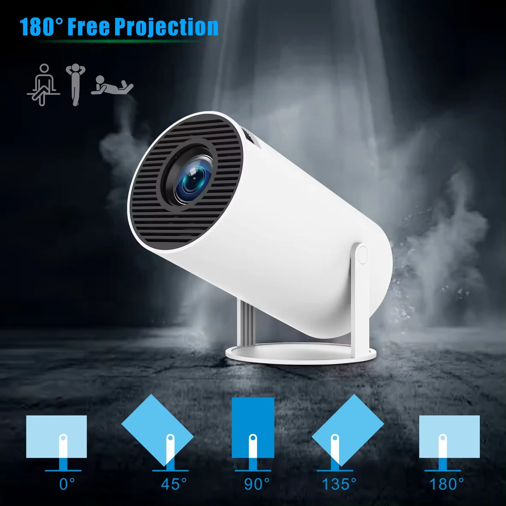 Android Wifi Projector HY300 Portable Android 11 Smart Projector Proyector Mini Home Theater